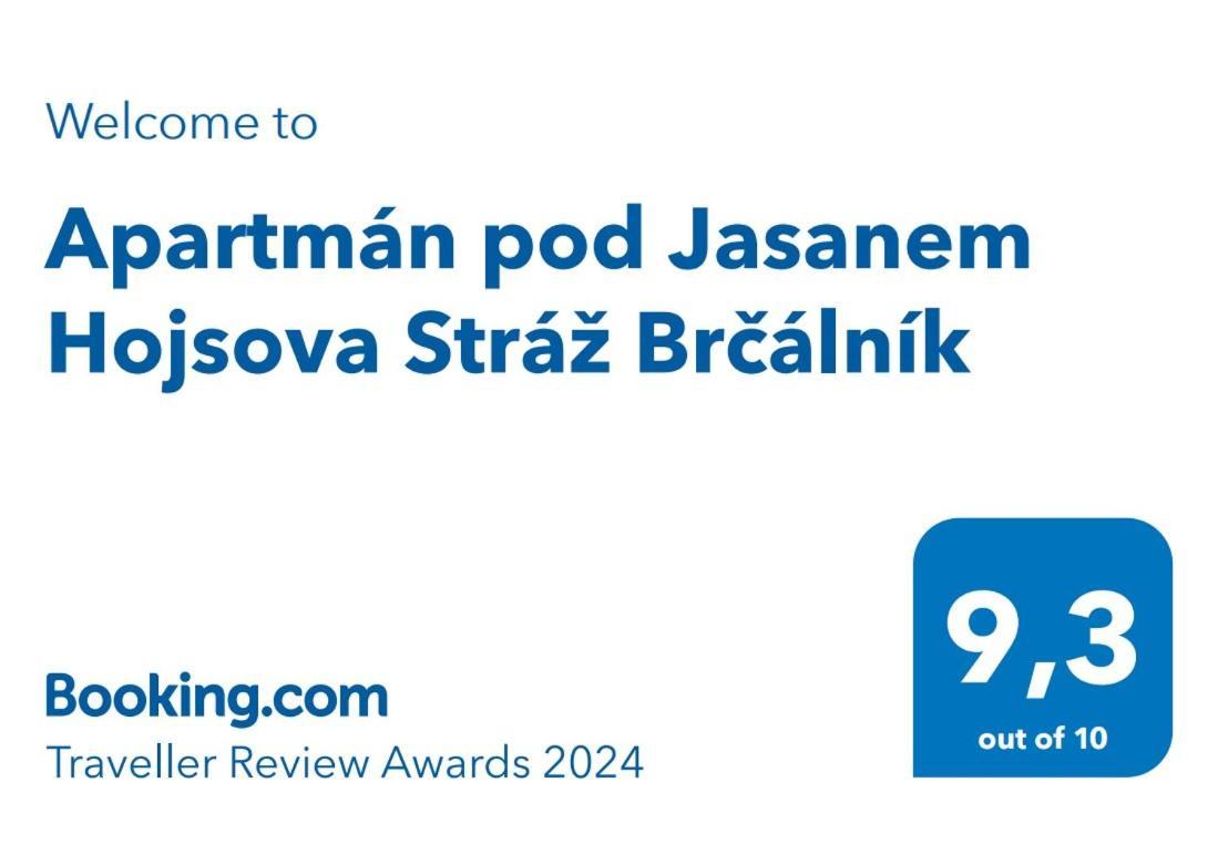 Apartman Pod Jasanem Hojsova Straz Brcalnik Apartment Zelezna Ruda Bagian luar foto